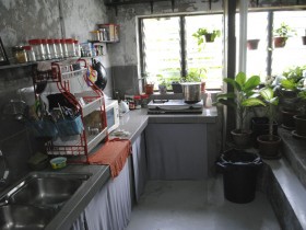 Gästehaus Küche in Malaysia